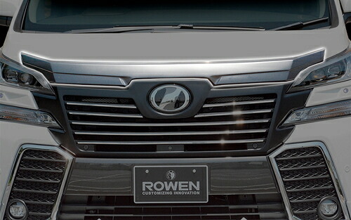 ROWEN フロントフードエクステンション(FRP) 単色塗装済み トヨタ ヴェルファイア MC前 AGH30W/AGH35W/GGH30W/GGH35W/AYH30W用 (1T018M00#)【エアロ】【自動車パーツ】ロェン｜矢東タイヤ 31,220円