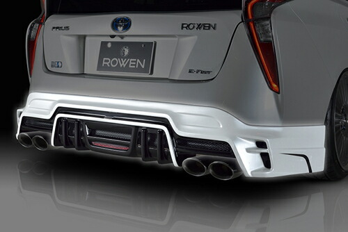 ROWEN JAPAN PREMIUM リヤアンダースポイラー(FRP) 素地 トヨタ プリウス 前期 ZVW50/ZVW51/ZVW55用 (1T022P00)【エアロ】【自動車パーツ】 ロェン ジャパンプレミアム