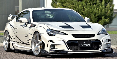 ROWEN SPORT STYLE KIT(FRP) 素地 トヨタ 86 後期 ZN6用 (1T025X00)フロントバンパー/サイドステップ/リヤバンパーのエアロ3点キット【エアロ】【自動車パーツ】 ロェン スポーツ