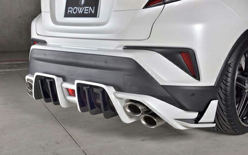 ROWEN JAPAN PREMIUM リヤアンダーディフューザー(FRP) 単色塗装済み トヨタ C-HR 前期 ZYX10/NGX10/NGX50用 (1T026P00#)【エアロ】【自動車パーツ】 ロェン ジャパンプレミアム