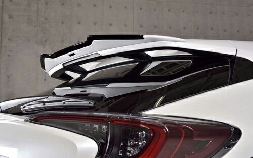 ROWEN JAPAN PREMIUM ルーフスポイラー(FRP) 単色塗装済み トヨタ C-HR 前期 ZYX10/NGX10/NGX50用 (1T026R00#)【エアロ】【自動車パーツ】 ロェン ジャパンプレミアム