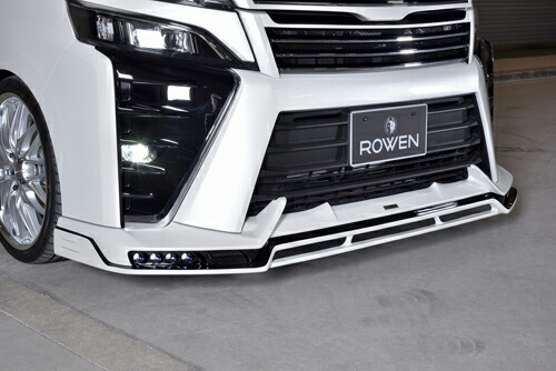 ROWEN JAPAN PREMIUM フロントスポイラー(FRP) 素地 トヨタ ヴォクシー ZS 後期(19/1～) ZRR80/ZRR85用 (1T028A00)【エアロ】【自動車パーツ】 ロェン ジャパンプレミアム