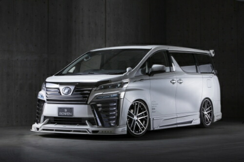 ROWEN JAPAN PREMIUM プレミアムスタイルキット(FRP) 塗り分け塗装済み トヨタ ヴェルファイア Z MC後 AGH30W/AGH35W/GGH30W/GGH35W/AYH30W用 (1T030X01##)【エアロ】【自動車パーツ】 エアロ3点キット ロェン ジャパンプレミアム