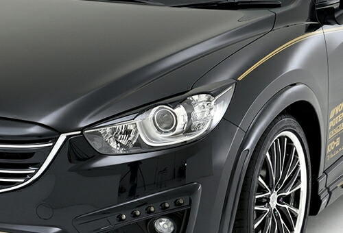 ROWEN アイラインガーニッシュ(FRP) 単色塗装済み マツダ CX-5 KEEFW/KE5FW/KE5AW/KE2FW/KE2AW用 (1Z001H00#)【エアロ】【自動車パーツ】 ロェン プレミアムエディション