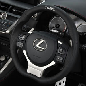TOM'S STEERING レクサス RC/RC-F AVC10/GSC1#/USC10用 レザーモデル(品番:45100-TUC10)【ハンドル】【自動車パーツ】トムス ステアリング|矢東タイヤ