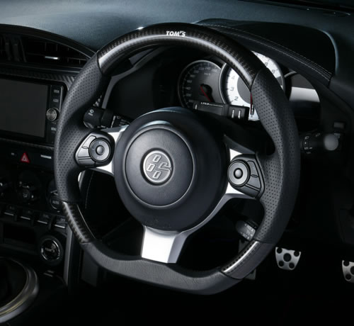 楽天市場】TOM'S STEERING トヨタ 86 後期 ZN6用 リアルカーボン