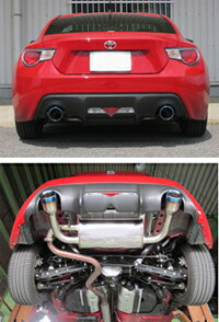 TRUST COMFORT SPORT GTスラッシュマフラー スバル BRZ ZC6用 (10110731)【マフラー】【自動車パーツ】 トラスト コンフォートスポーツGTS