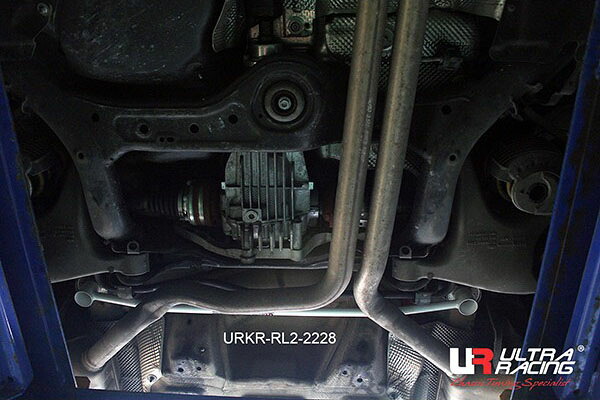 Ultra Racing リアメンバーブレース アウディ S6 (C7) 4GCEUA/4GCTGA用 (RL2-2228)【補強パーツ】【自動車パーツ】 ウルトラレーシング Rear Member Braces