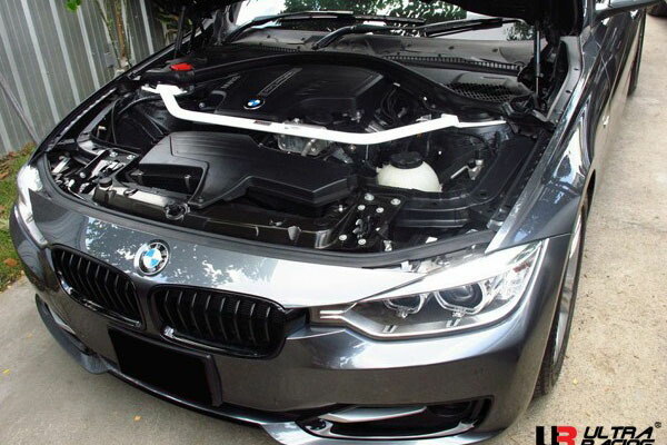 Ultra Racing フロントタワーバー BMW 3シリーズ F30/F34 3B20/3X20用 (TW2-1991)【補強パーツ】【自動車パーツ】 ウルトラレーシング Front Tower Bar