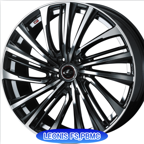 ホイール： weds LEONIS FS ホイールサイズ： 7.0J-17 タイヤ銘柄： YOKOHAMA BluEarth-RV RV03 タイヤサイズ： 215/55R17 タイヤ＆ホイール4本セット【17インチ】
