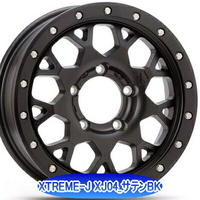 ホイール： MLJ XTREME-J XJ04 ホイールサイズ： 5.5J-16 タイヤ銘柄： YOKOHAMA GEOLANDAR X-MT G005 タイヤサイズ： 7.00R16C 108/106N タイヤ＆ホイール4本セット【16インチ】