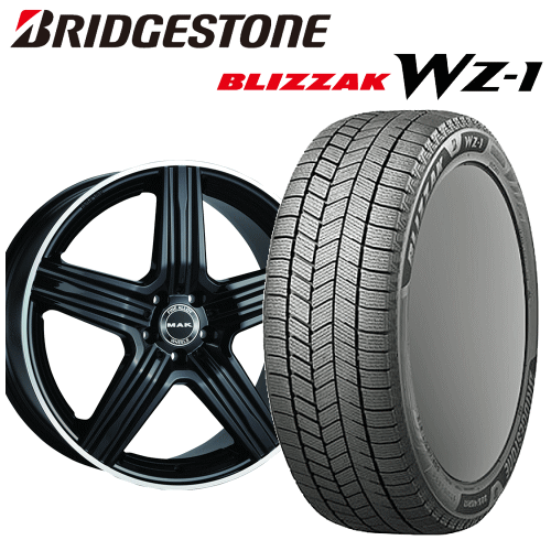 メルセデスベンツ Sクラス(W223)用 タイヤ銘柄: ブリヂストン ブリザック WZ-1 タイヤサイズ: 255/40R20 ホイール: アルミホイール スタッドレスタイヤ ホイール4本セット【20インチ】|矢東タイヤ
