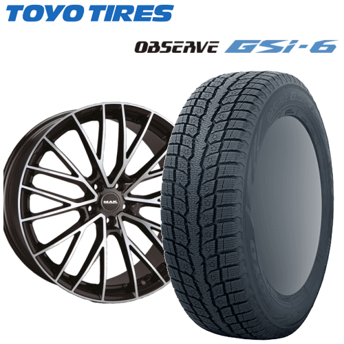 マセラティ グレカーレ用 タイヤ銘柄： トーヨー オブザーブ GSi-6 タイヤサイズ： 255/45R20 ホイール： アルミホイール スタッドレスタイヤ ホイール4本セット【20インチ】｜矢東タイヤ