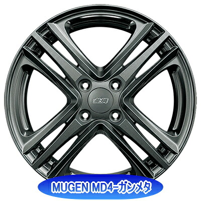 楽天市場】ホイール： MUGEN MD4 ホイールサイズ： 5.0J-15 タイヤ銘柄 