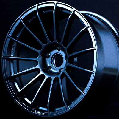 楽天市場】FEDERAL MF01R 9.5J-18 ブランメルブラック 1本【ホイール