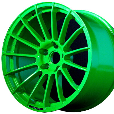 楽天市場】FEDERAL MF01R 9.5J-18 ビビッドグリーン 1本【ホイール単品