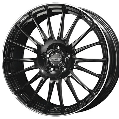 ホイール： TWS EXlete 118F Sport Monoblock ホイールサイズ： 8.0J-19 タイヤ銘柄： GOODYEAR Efficient Grip Comfort タイヤサイズ： 225/45R19 タイヤ＆ホイール4本セット【19インチ】