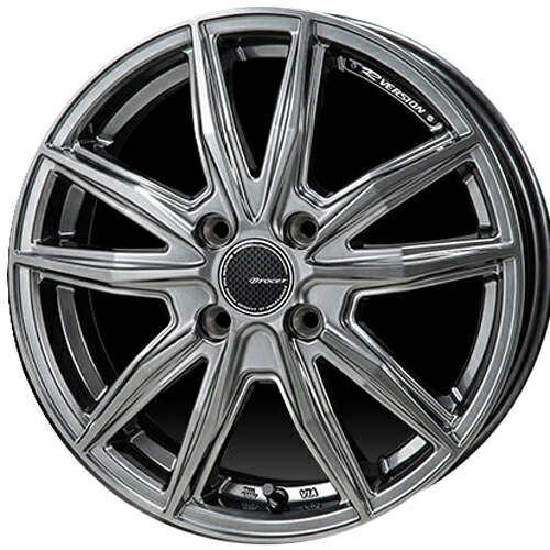 ホイール： MONZA R-VERSION Brocer ホイールサイズ： 5.0J-16 タイヤ銘柄： YOKOHAMA ADVAN FLEVA V701 タイヤサイズ： 165/50R16 タイヤ＆ホイール4本セット【16インチ】