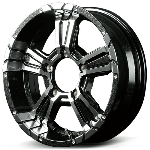 ホイール: MID NITRO POWER CROSS CLAW ホイールサイズ: 6.0J-16 タイヤ銘柄: BRIDGESTONE DUELER ALL-TERRAIN A/T002 タイヤサイズ: 215/70R16 アウトラインホワイトレター タイヤ&ホイール4本セット【16インチ】
