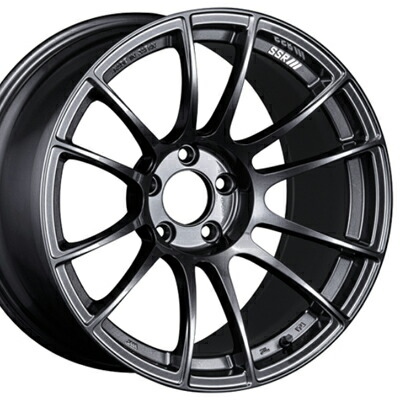 ホイール： SSR GTX04 ホイールサイズ： 10.5J-18 ホイールカラー： ダークガンメタ 【ホイール単品1本】【18インチ】エスエスアール