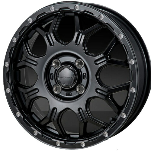 ホイール： MONZA JAPAN HI-BLOCK Jerrard ホイールサイズ： 4.5J-15 タイヤ銘柄： NANKANG ROLLNEX FT-9 ホワイトレター タイヤサイズ： 165/60R15 タイヤ＆ホイール4本セット【15インチ】 64,130円
