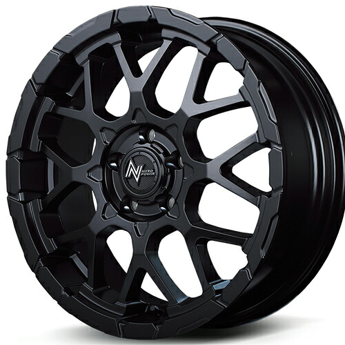 ホイール： MID NITRO POWER M28 BULLET-S ホイールサイズ： 7.0J-18 タイヤ銘柄： TOYO TIRES OPEN COUNTRY R/T タイヤサイズ： 225/60R18 ホワイトレター タイヤ＆ホイール4本セット【18インチ】