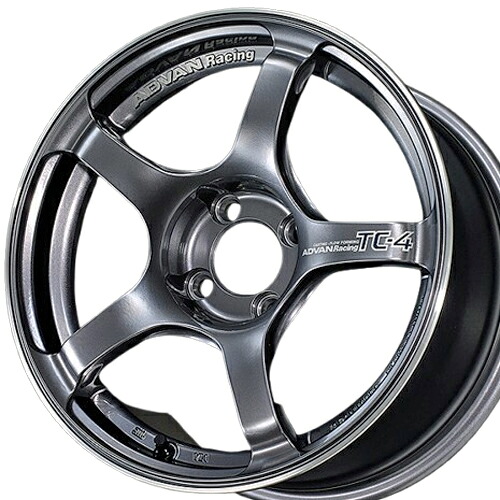 ホイール： YOKOHAMA ADVAN Racing TC-4 ホイールサイズ： 7.0J-17 & 7.5J-17 タイヤ銘柄： BRIDGESTONE POTENZA Adrenalin RE004 タイヤサイズ： 205/45R17 タイヤ＆ホイール4本セット【17インチ】
