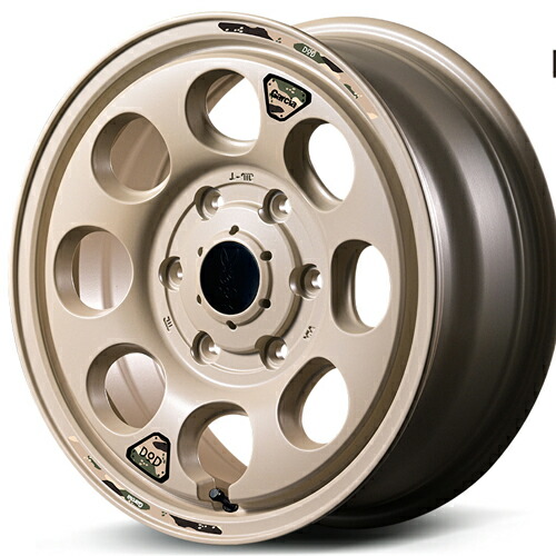 ホイール： MID x DOD ウシャリン ホイールサイズ： 6.5J-16 ホイールカラー： セミグロスサンドベージュ 【ホイール単品1本】【16インチ】｜矢東タイヤ