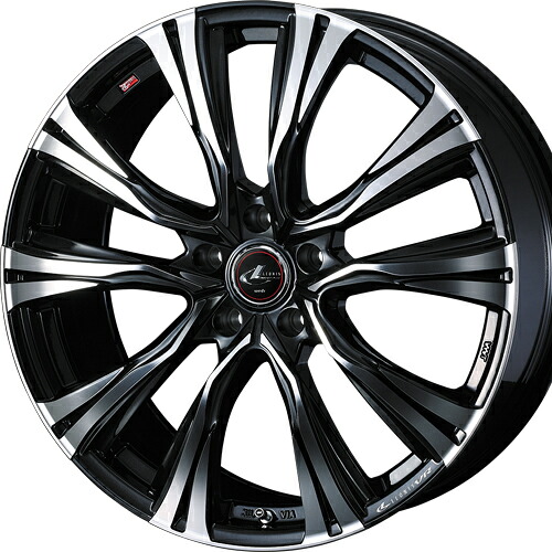 ホイール： weds LEONIS VR ホイールサイズ： 7.0J-18 タイヤ銘柄： BRIDGESTONE REGNO GRVII タイヤサイズ： 225/50R18 タイヤ＆ホイール4本セット【18インチ】