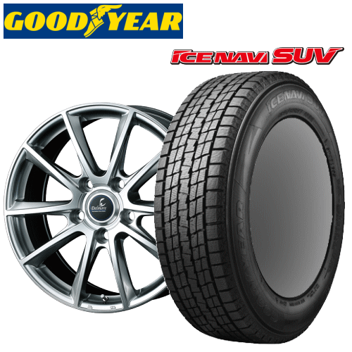 トヨタ ランドクルーザー(URJ202W/UZJ200W)用 タイヤ銘柄： グッドイヤー アイスナビ SUV タイヤサイズ： 285/50R20 ホイール： weds Delmore LX.L 8.5J-20 スタッドレスタイヤ ホイール4本セット【20インチ】