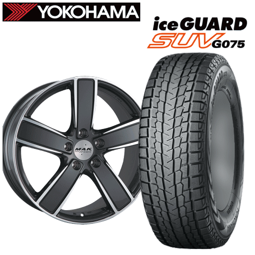 ポルシェ カイエン3・カイエンクーペ(E3)用 タイヤ銘柄： ヨコハマ アイスガード SUV G075 タイヤサイズ： 255/55R20 ホイール： アルミホイール スタッドレスタイヤ ホイール4本セット【20インチ】｜タイヤ専門店 yatoh矢東 225,716円