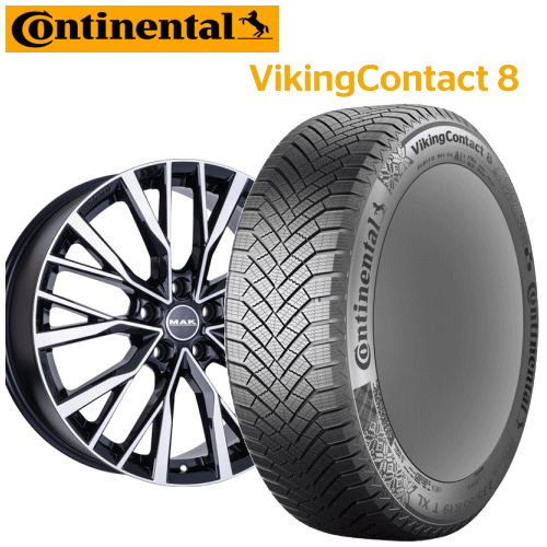 ランドローバー レンジローバー(LK/L123)用 タイヤ銘柄： コンチネンタル バイキング コンタクト8 タイヤサイズ： 275/55R20 ホイール： アルミホイール スタッドレスタイヤ ホイール4本セット【20インチ】