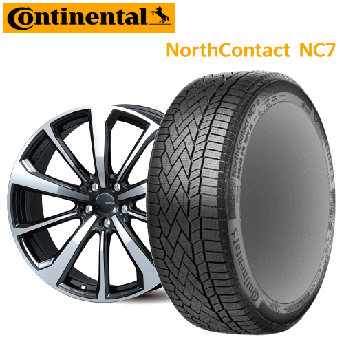 Audi Q5(GU)用 タイヤ銘柄： コンチネンタル ノース コンタクト NC7 タイヤサイズ： 255/45R20 ホイール： アルミホイール スタッドレスタイヤ ホイール4本セット【20インチ】｜タイヤ専門店 yatoh矢東