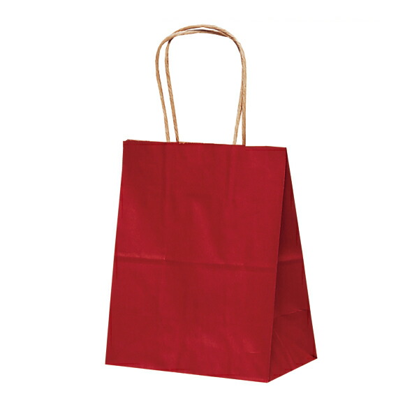 楽天市場】紙袋 手提げ ミニサイズ/【紙手提げ袋 T-1 カラー（赤