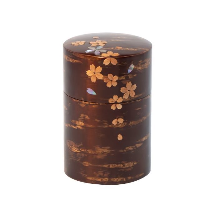 【 樺捏ち上げる 八柳 総皮茶筒 煎茶君 ラデンオリジナル  100g 】茶筒 桜皮 日本製 言い慣わし芸術 山桜 茶の葉 木製 キャフェ 差し上げ物 ラッピング おうち第四次元敬老の日 差し上げ物