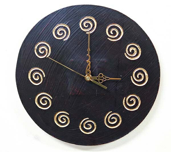 楽天市場】壁掛け時計 歯車 バンブー 【EM-G150-A】 竹 ギアクロック