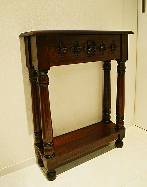 イタリアアンティーク　サイドボード　コンソールテーブル　花台　電話台 楽天市場】コンソール 花台 電話台 マホガニー コンソールテーブル