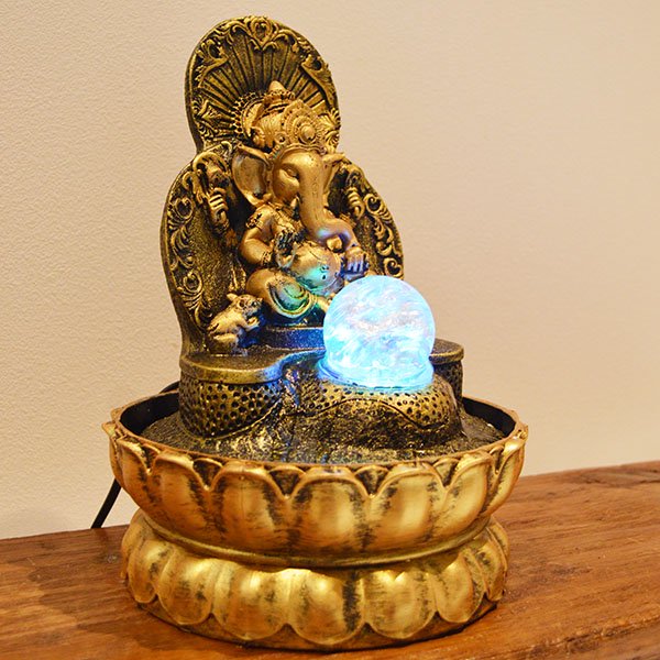 アジアン バリ 雑貨 流水ガネーシャa インテリア おしゃれ エスニック 置き物 オブジェ 神仏 縁起物 金運 Cdm Co Mz