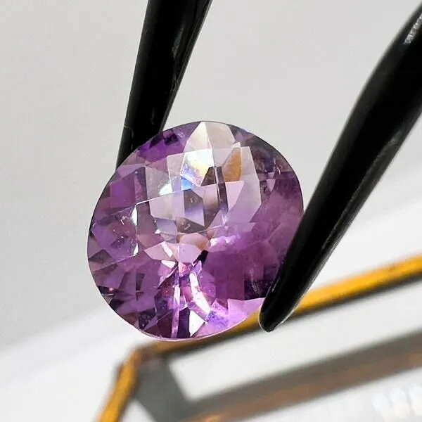 ★レビューで特典★アメジスト 12ｍｍ×10ｍｍ×6.5ｍｍ♪ 天然石 ルース 宝石 ジェム 裸石 誕生石 2月 パワーストーン アクセサリーパーツ インテリア おしゃれ ナチュラル カフェ リゾート ホテルライク トライバル