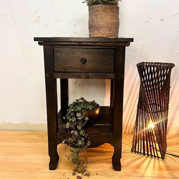 貝塚伊吹サイドテーブル観葉植物一輪挿し花台コーヒーテーブルナイトテーブル azt005_600_1b.jpg