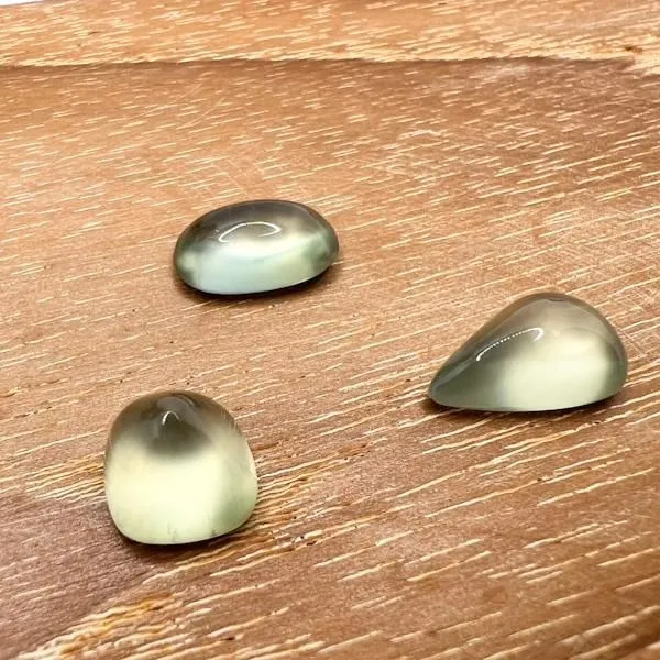 【メール便】プレナイト マルチシェイプ 12mm×7mm W77880381♪ 天然石 ルース 宝石 ジェム 裸石 パワーストーン アクセサリーパーツ インテリア おしゃれ ナチュラル カフェ リゾート ホテルライク トライバル