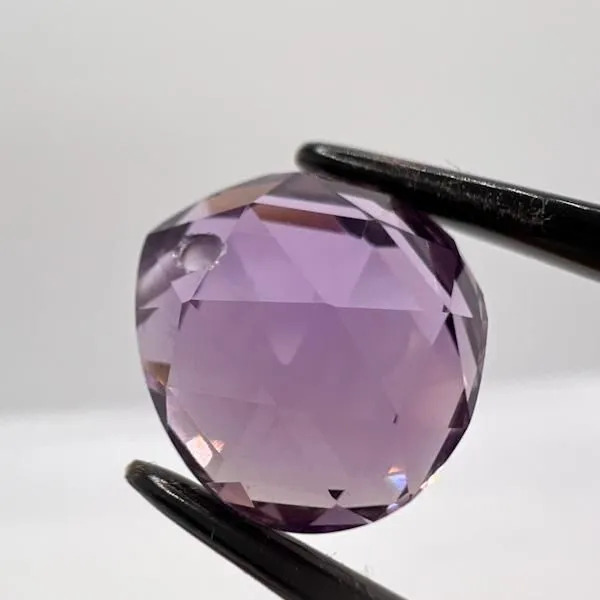 アメジスト 12mm Wカット ドロップ W77880444♪ 天然石 ルース 宝石 ジェム 裸石 パワーストーン アクセサリーパーツ