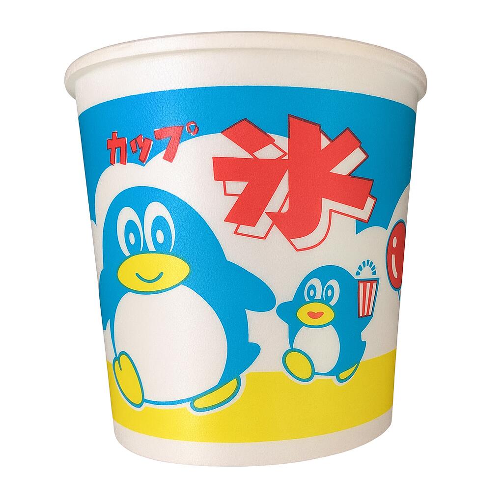 楽天市場】かき氷 カップ 100個 ペンギン柄 [約400ml
