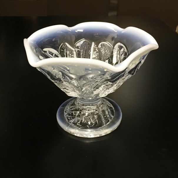 ガラス製 かき氷カップ ハンドメイド　クリアー 3個  かき氷皿 氷コップ