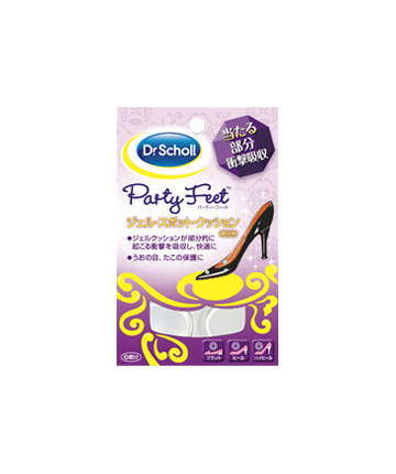 Dr.Scholl ドクターショール パーティーフィート ジェル スポット クッション 部分用 6個入たこ うおの目 衝撃吸収 指の上 指の両側 足裏