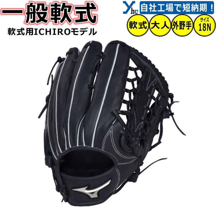 楽天市場】野球 グローブ 軟式 外野手 刺繍サービス ミズノプロ