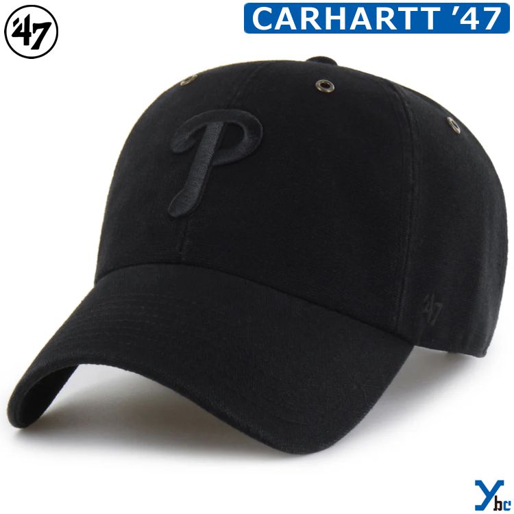 【'47 Carhartt MLB】 キャップ フィラデルフィア フィリーズ 帽子 カーハート 47 CLEAN UP PHILADELPHIA PHILLIES ybc