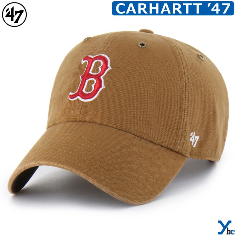 【'47 Carhartt MLB】 キャップ ボストン レッドソックス 帽子 カーハート 47 CLEAN UP BOSTON RED SOX ybc｜ベースボールショップｙｂｃ 10,725円