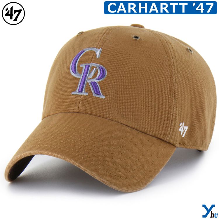 【'47 Carhartt MLB】 キャップ コロラド ロッキーズ 帽子 カーハート 47 CLEAN UP COLORADO ROCKIES ybc 11,011円