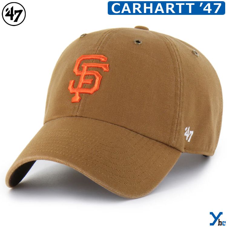【'47 Carhartt MLB】 キャップ サンディエゴ パドレス 帽子 カーハート 47 CLEAN UP SAN DIEGO PADRES ybc｜ベースボールショップｙｂｃ